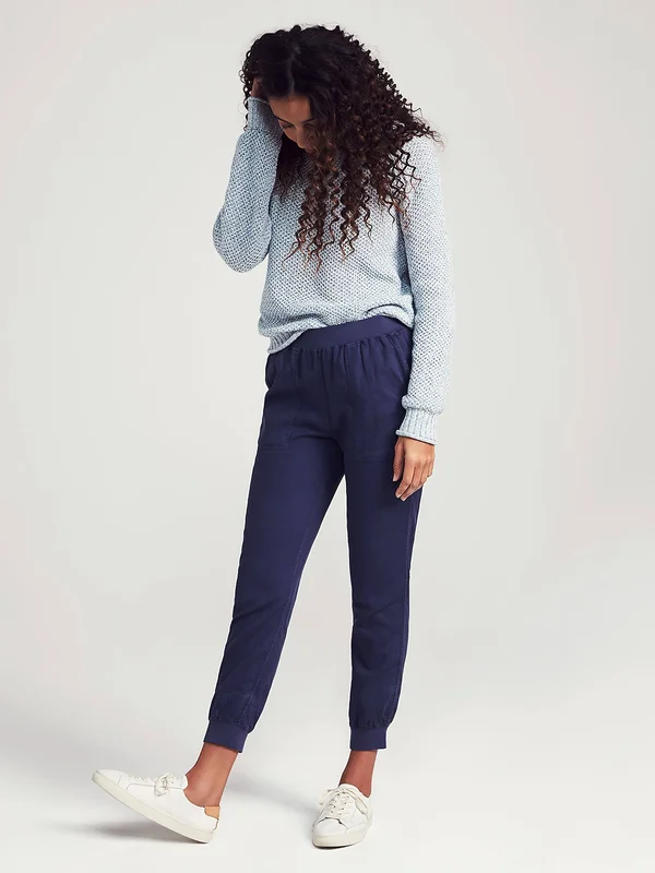 Faherty Women's Arlie Day Pant - Large - Navy