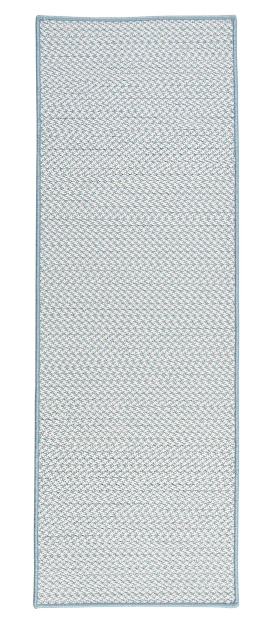 Colonial Mills Herringbone Mudroom Runner Federal Blue 2&6x22x15&