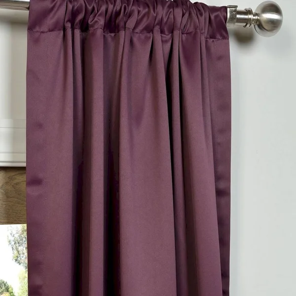 Aubergine Blackout Curtain