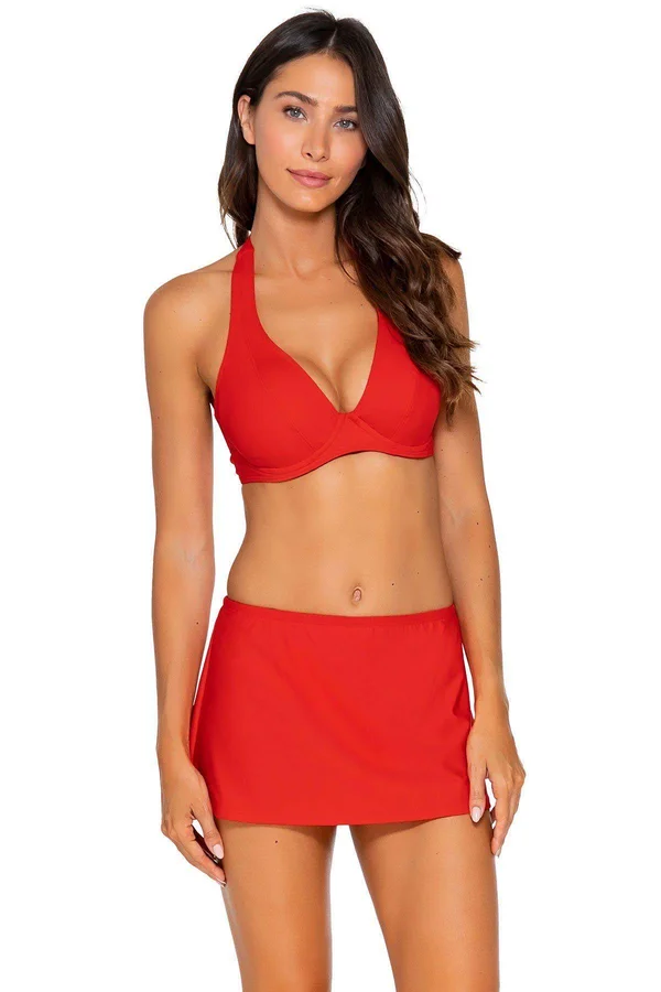 Sunsets Scarlet Kokomo Swim Skirt - XL