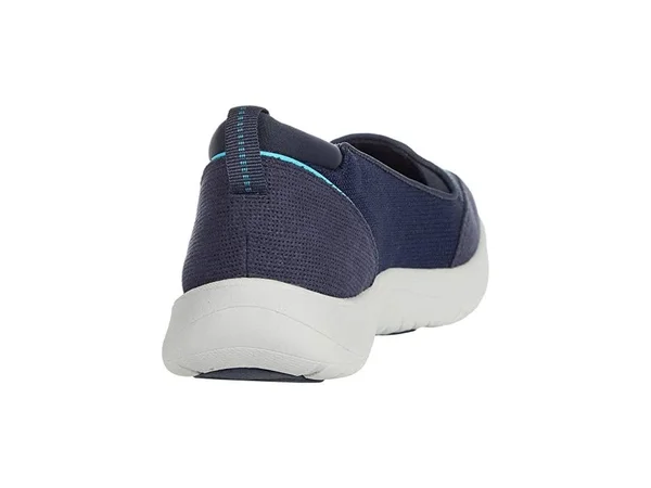 Clarks Women's Cloudsteppers Adella Blush Shoes - Navy Textile