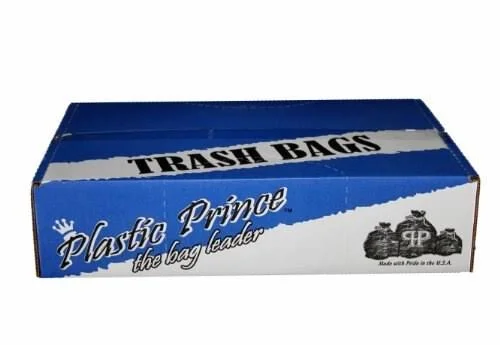 Black Garbage (Trash) Bags for Heavy Industrial Use - 55 Gallon XXXHeavy, Black 100/Case