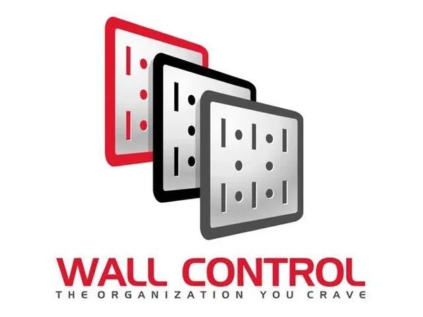 Wall Control Hobby Craft Pegboard Organizer Storage Kit, Red
