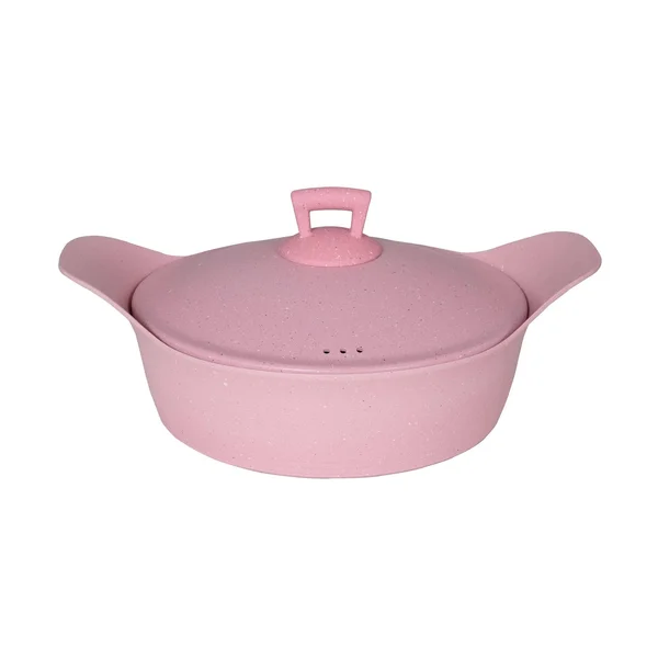 Fiesta Granite Cookware Set - 7 Pcs, Pink - 4 Piece