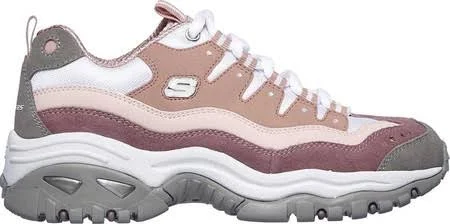 Skechers Women's Energy Ocean Tide Sneaker, Pink/Purple