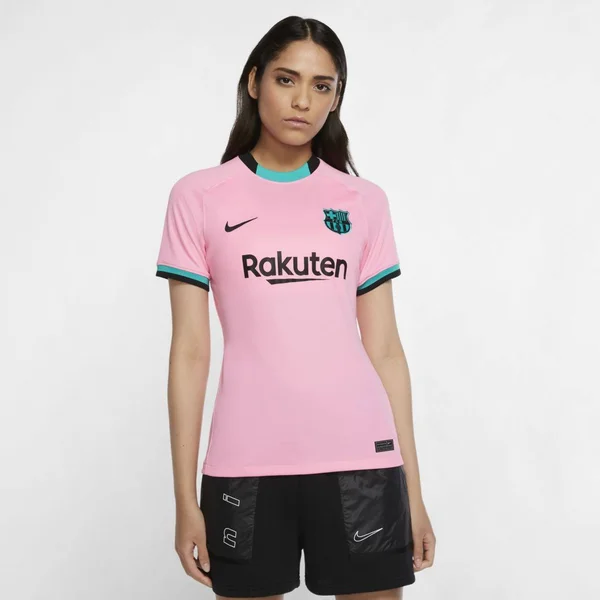 Barcelona Nike Women's 2020/21 Third Breathe Stadium Replica Jersey - Pink