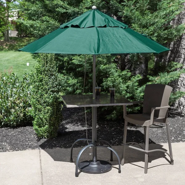 Grosfillex 7.5 ft Windmaster Umbrella - Forest Green