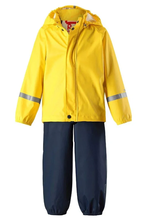 Reima Toddler Tihku Rain Outfit - 2T - Yellow
