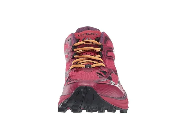 Topo Athletic Mtn Racer Trail Running Shoe - Women's Berry/Gold - 6.5