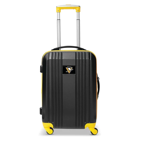 Mojo Pittsburgh Penguins Luggage Carry-On 21in Hardcase Two-Tone Spinner