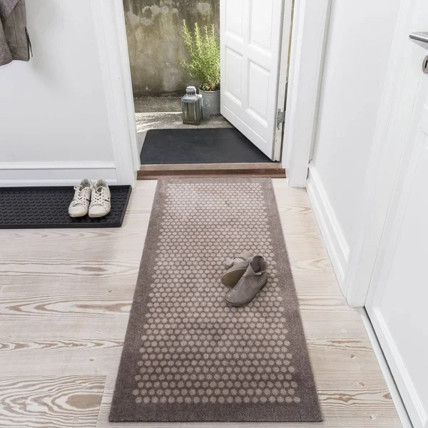 Tica Copenhagen Dot Shoe Tray L - Door Mats Rubber Black - 00532