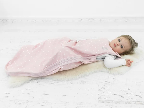 Woolino 4 Season Toddler Sleeping Bag - Merino Wool Toddler Sleep Sack, 2-4 Years, Rose