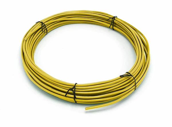 The Cimple Co - THHN - Building Wire - Yellow Jacket - 10 Gauge Solid Copper UL UV - 100 ft