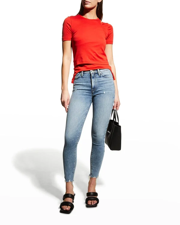 Hudson Jeans - Barbara High-Rise Super Skinny Ankle Jean