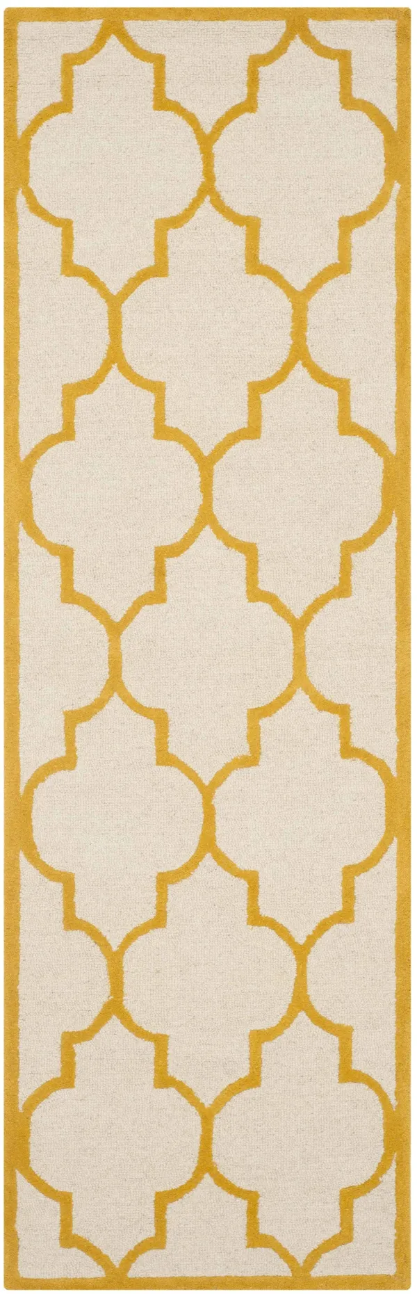 Safavieh Cambridge Ivory & Gold 2&-6x22 x 6& Rug