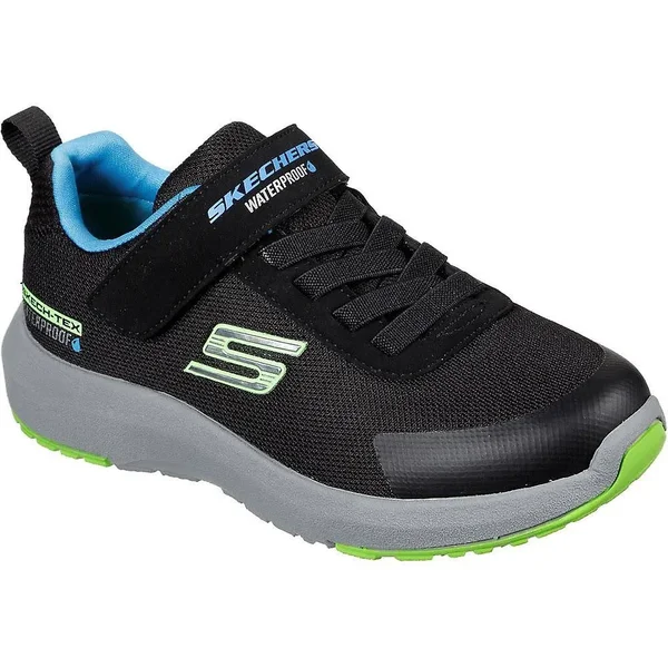 Boys& Skechers Dynamic Tread Trainer, Kids, Size: 4 M, Black