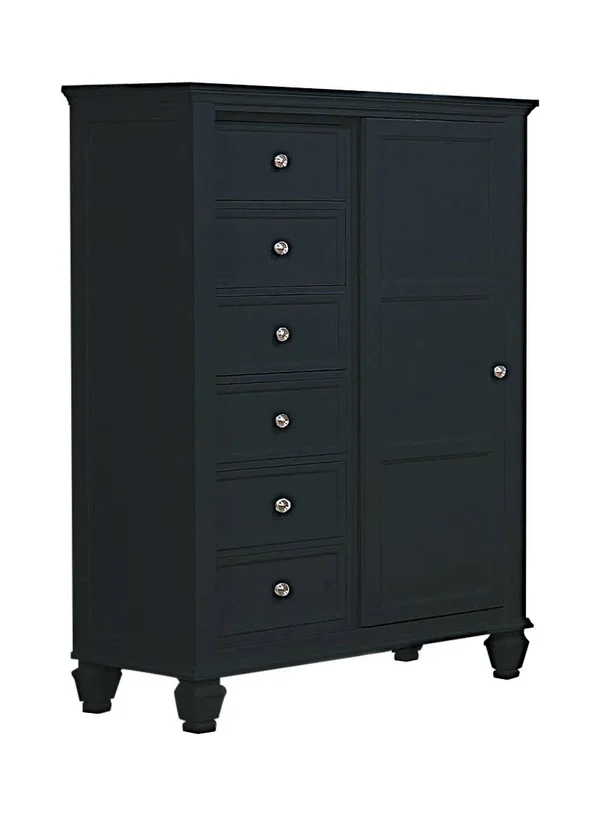 Coaster Sandy Beach Black Queen Bed