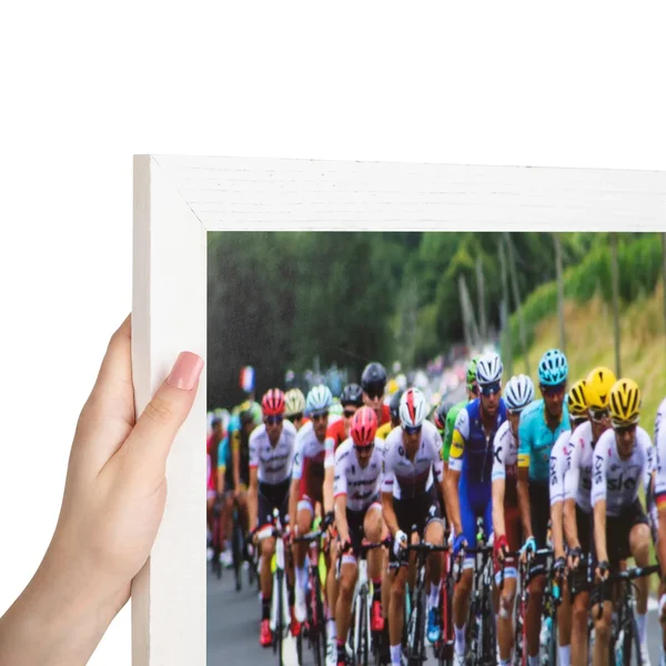 12x22 inch Real Reclaimed White Barnwood 1.5 inch Wood Picture Frame for A 12x22 Photo 2WOM-RFB-150-WHT-12x22. by ArtToFrames