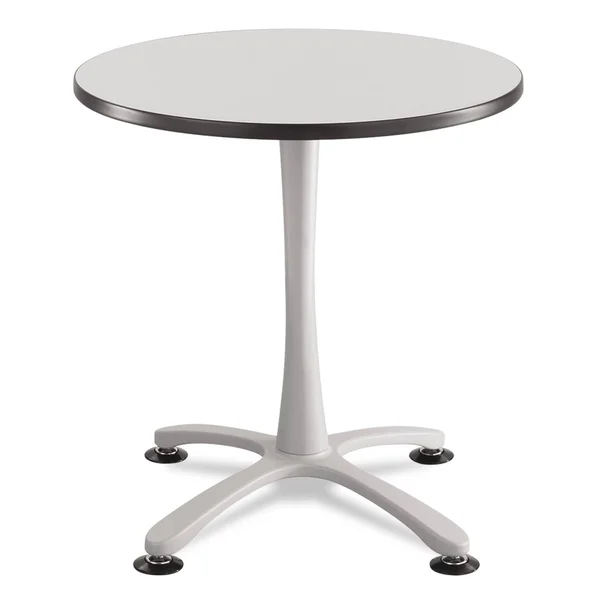 Safco Cha-Cha Sitting Height Table Base, X-Style, Steel, 29x22 High, Metallic Gray