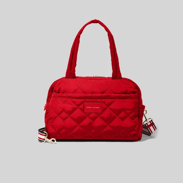 The Large Weekender Bag in True Red