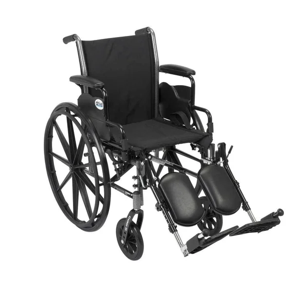 Drive Medical Cruiser III Light Weight Wheelchair with Flip Back Removable Arms, Desk Arms, Swing away Footrests, 16x22 Seat