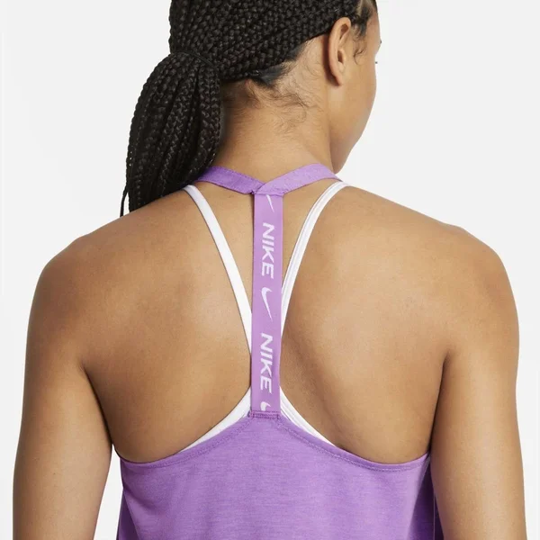 Nike Women's Dri-Fit Elastika Training Tank Top, XS, Purple