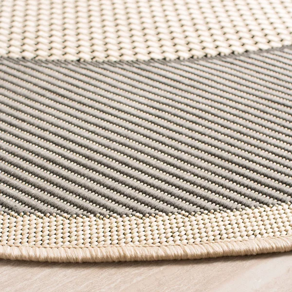 Safavieh Courtyard Area Rug CY7987 Grey - Cream, 5& 3x22 x 7& 7x22