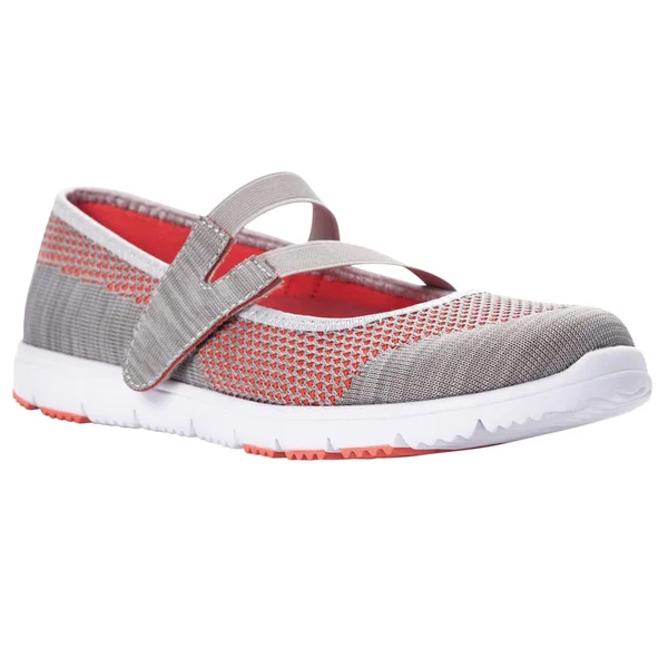 Propet Women's TravelWalker Evo Mary Jane - Size: 7, Light Grey Mesh