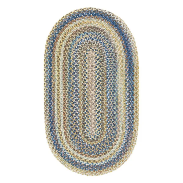 Capel Kill Devil Hill 210 Light Blue 2& x 8& Runner Area Rug