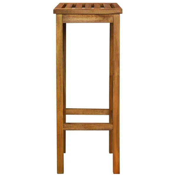 vidaXL Outdoor Bar Chairs 2 Pcs Solid Acacia Wood