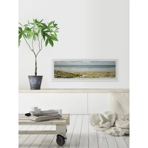 Marmont Hill A Distant View Framed Wall Art - Size: 15 inch x 45 inch