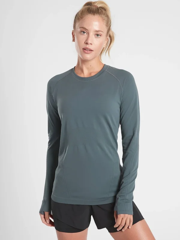 Athleta Women's Momentum Top Bali Green Size Xs