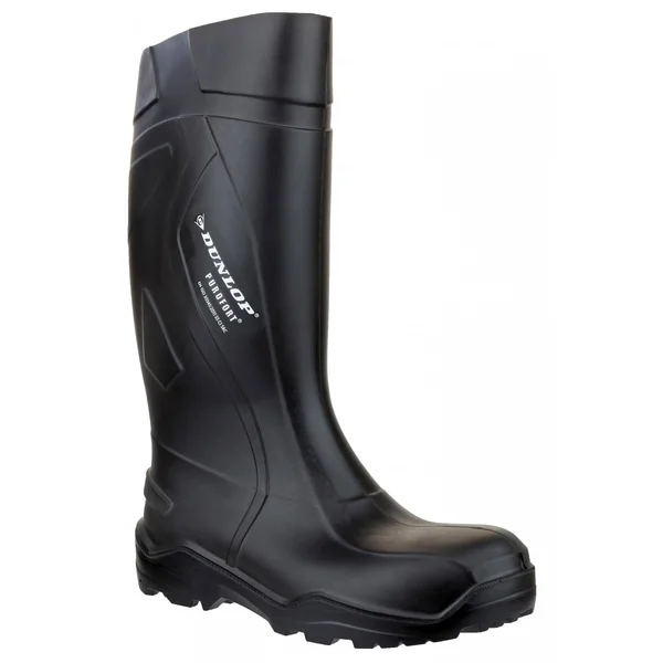 C762041 - Dunlop Purofort+ Full Safety Wellington, Mens Safety Boots Black 40 EUR