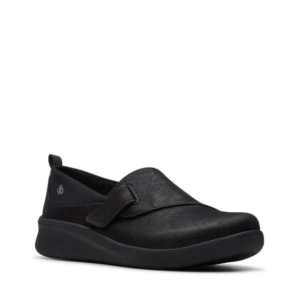 Women's Clarks Sillian 2.0 Ease Slip-On, Size: 10 W, Black