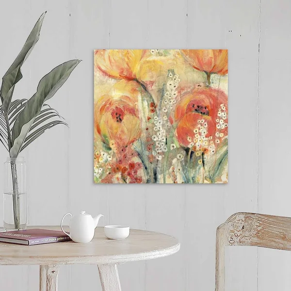 Spring Tulip Array II - Canvas Wall Art, 20x20, Great Big Canvas