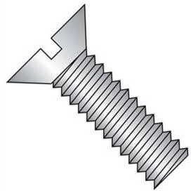 GoVets - Qty 3, Brighton-Best 3-48 x 3/4x22 Machine Screw - Flat Head - Slotted - Steel - Zinc Cr+3 - ft - Pkg of 100 - BBI 580