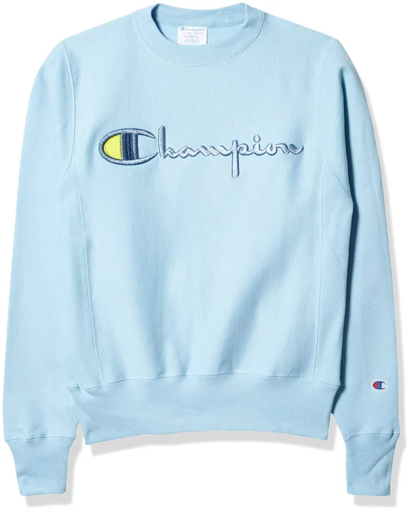 Champion Life REVERSE Weave Crew - Blue - Crew Neck