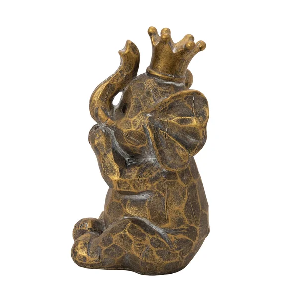 Sagebrook Home 14783 Resin Hear No - See No Speakno Elephants, Gold (Set of 3)