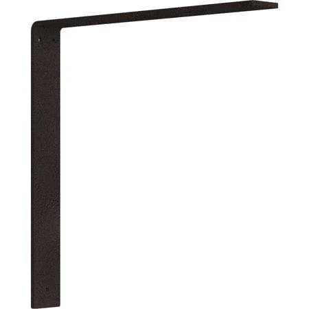 Ekena Millwork 2x22W x 16x22D x 16x22H Hamilton Steel Bracket Hammered Brown