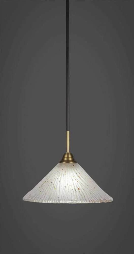 Toltec Lighting 3401-MBBR-701 Paramount - 1 Light Mini Pendant 12 inch