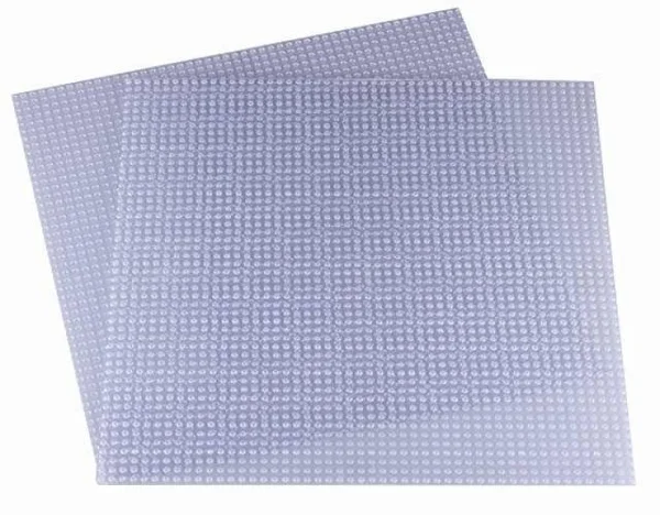 Strictly Briks Classic 16x16 inch Baseplates 2 Pack - 100% Compatible with All Major Brands, Clear