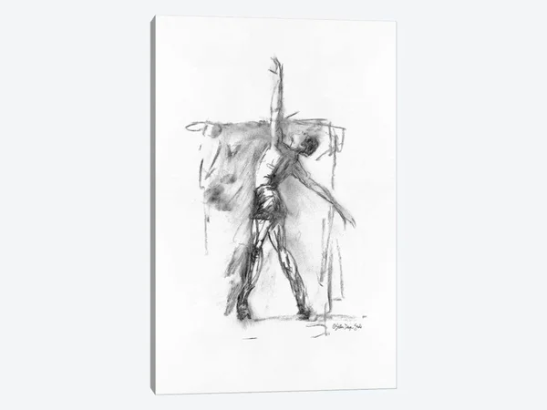 iCanvas Dance Figure II Art by Stellar Design Studio Canvas Art Wall Decor ( Dance art)