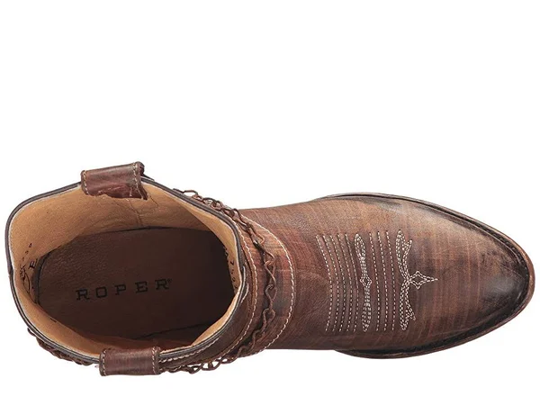 Roper Selah (Brown Leather) Cowboy Boots