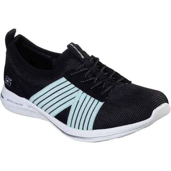 Skechers Women's City Pro Easy Moving Sneaker - Black/Aqua