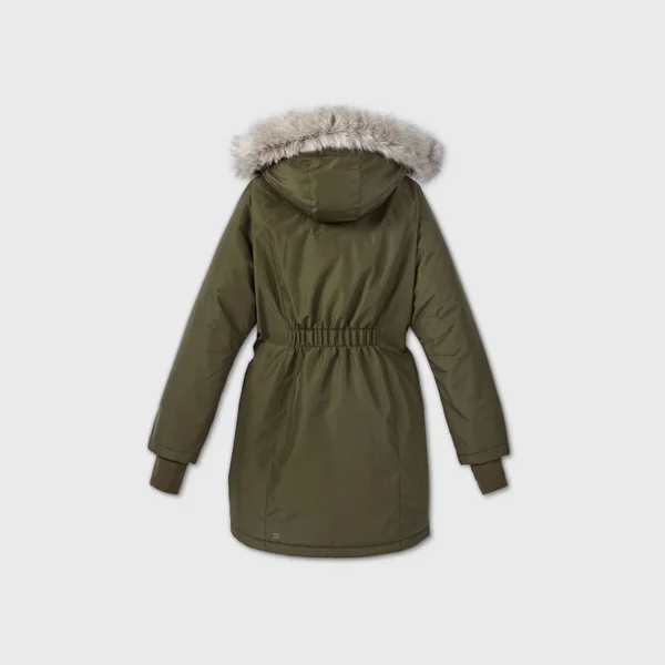 All In Motion Jackets & Coats - Women's Faux Fur Parka Jacket Green Nwt, Color: Green, Size: S, Kc022710&s Closet