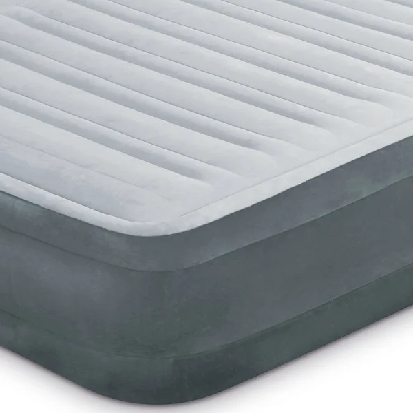 Intex Dura Beam Plus Series Mid Rise Airbed Mattress with Built in Pump - Queen