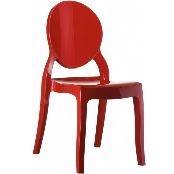 Compamia Elizabeth Polycarbonate Dining Chair Glossy Red