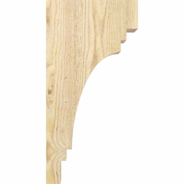 6x22W x 12x22D x 24x22H Pescadero Rough Sawn Corbel - Douglas Fir