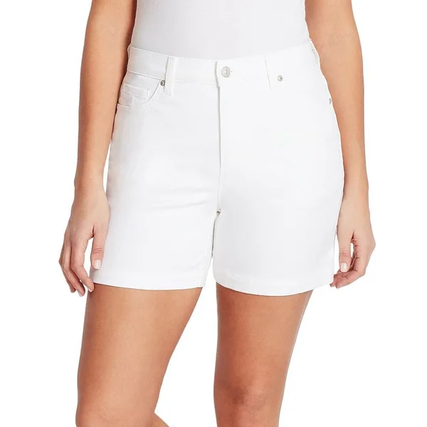 Women's Gloria Vanderbilt Amanda Shorts, Size: 22 W, Natural