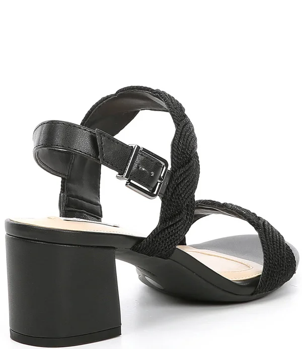 Alex Marie Devah Braided Rope Block Heel Sandals - 7M